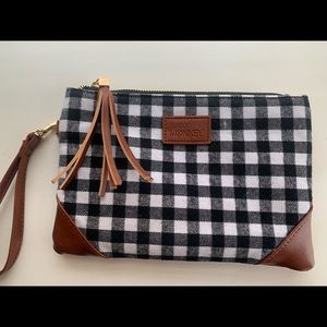 Buffalo Plaid wristlet